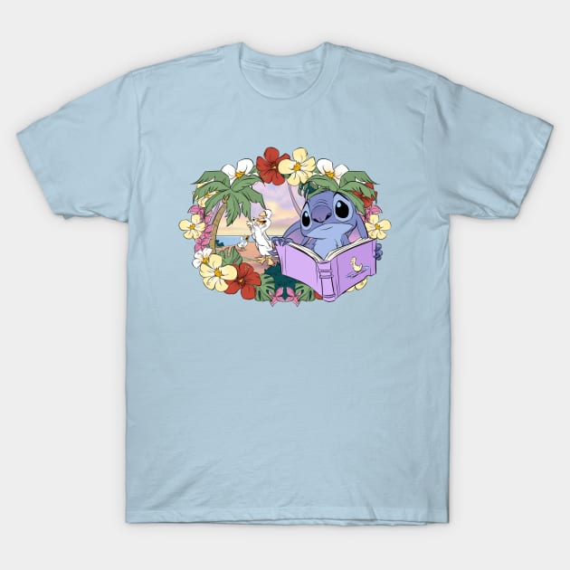 Stitch Longing T-Shirt by Drea D. Illustrations